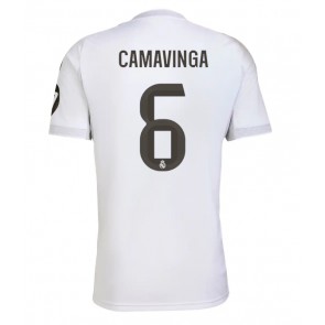 Real Madrid Eduardo Camavinga #6 Domácí Dres 2025-26 Krátký Rukáv